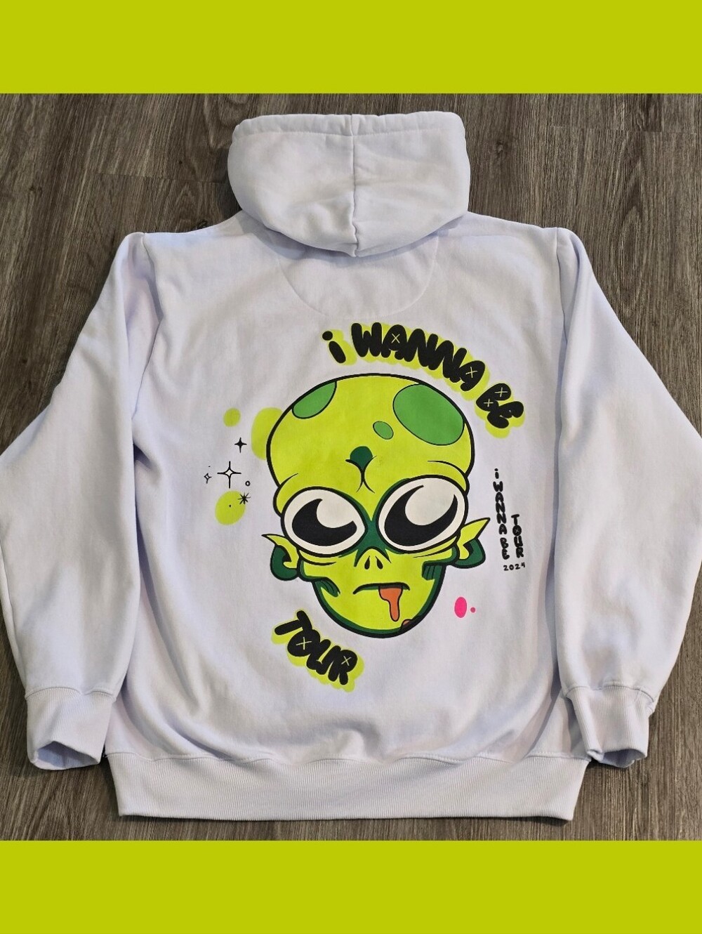 Rare! I WANNA BE TOUR 2024 Emo Rock Hoodie USED, Simple Plan, A Day To Remember